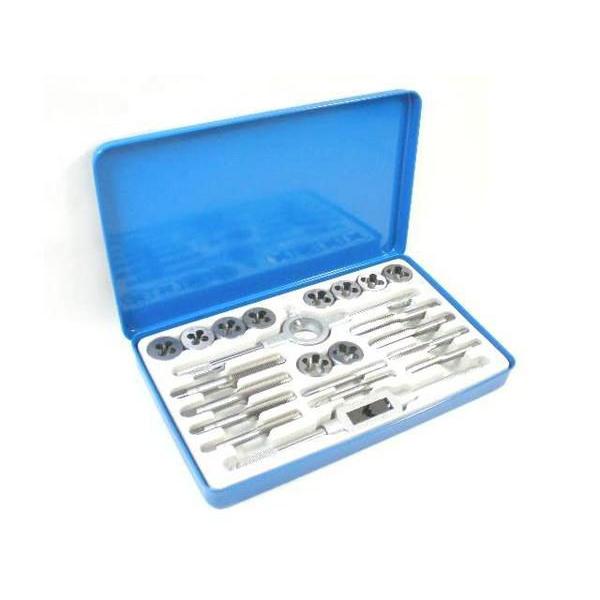 タップダイスセット 22pc インチサイズ ユニファイ UNC、UNF SAE充実 TAPANDDIEUNC22pc01工具