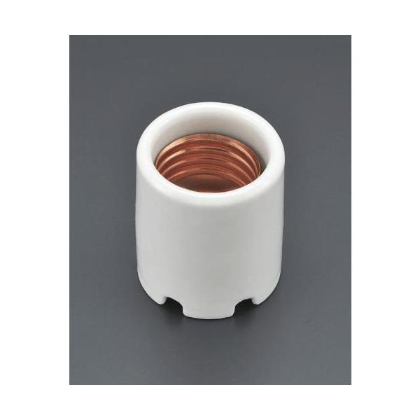 "●用途…E26口金のランプレセプタクルソケット●定格容量…6A・300V●口金…E26●サイズ…&amp;phi;38×43mm●取付ピッチ…21mm●磁器製●主に一般照明器具や洗面化粧台用ランプなど幅広い用途に使用されています…配線部材...