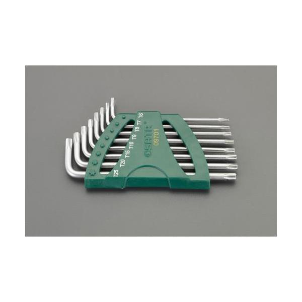 エスコ SATA EA683E-2A T 6-T25 8本組(TORX)キーレンチ