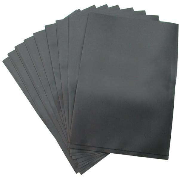 ●入数：10枚●材質：ポリエチレン●ESD管理値(Ω)：表面抵抗 Rs＜1×10(6)●厚み(mm)：0.1●長さ(mm)：250●幅(mm)：200●カーボン練り込みタイプ。●静電気障害を安全に防止できる製品です。(団体規格RCJS-5-...