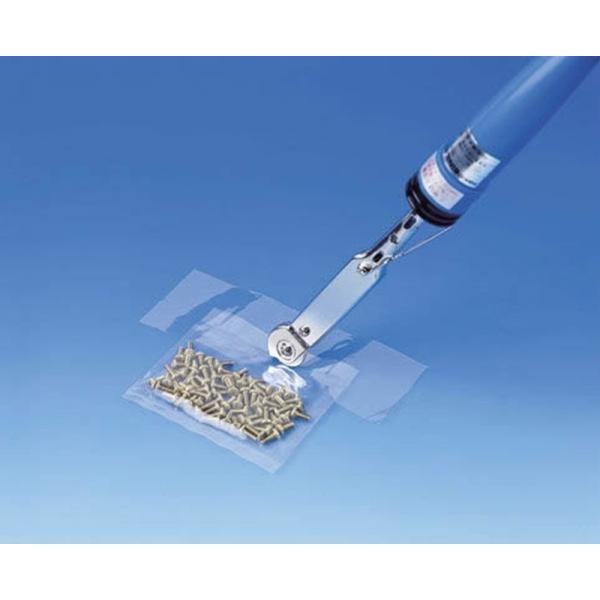 ●プラグ形状：平型プラグ●交換部品：305-H（ヒーター）●消費電力(W)：50●電源(V)：AC100V 50/60Hz●持ち運びに便利で場所を取らないこてタイプの簡易型シーラー機●直線のシール加工、曲線のシール加工が可能。●厚みの合計が...