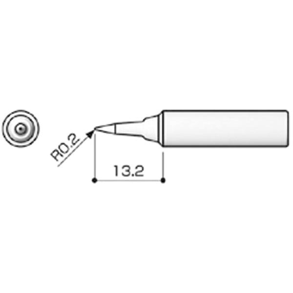 ●適用製品：FX8801-01/FX8803-01/FX600-01/FX600-02※N2システムには使用できません。… 工具業界/MRO/はんだ用品/はんだ/はんだこてコテ先…