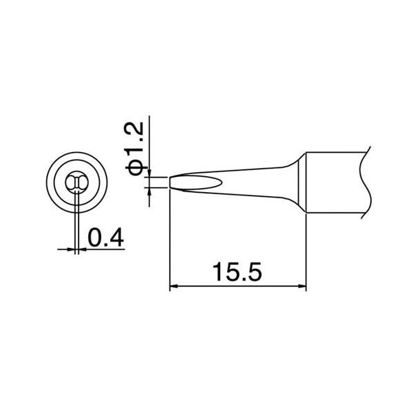 白光 T18-S9 こて先/S9型