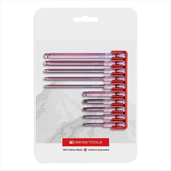 PB SWISS TOOLS E6.714CN 段付キビット10本組セット ビットホルダー付
