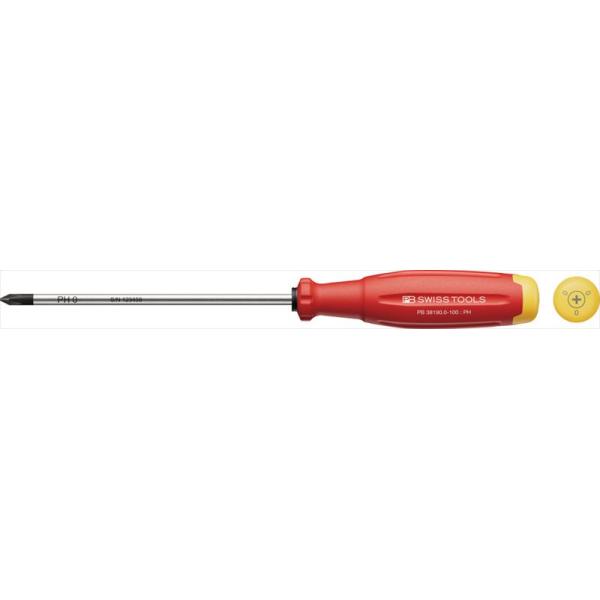 PB SWISS TOOLS 38190.0-100 スイスグリップEVO プラスドライバー サイズ#0 全長185mm
