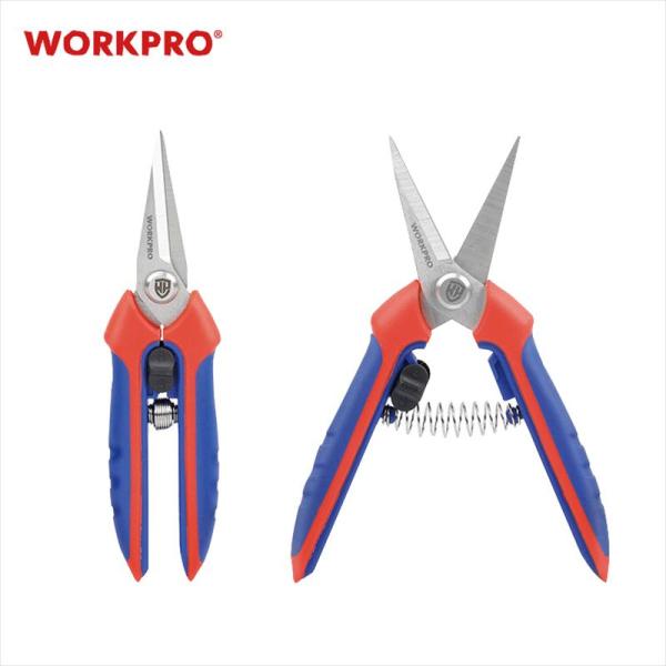 ●最大切断能力：Φ12mmまで￥n●サイズ(mm)：L160×D49×H15￥n●重量(g)：62￥n●材質：刃/ステンレス鋼、ハンドル/PP+TPR●マイクロティップ剪定ばさみは、先端まで精密に切れる刃を備えており、狭い場所でもきれいで健...