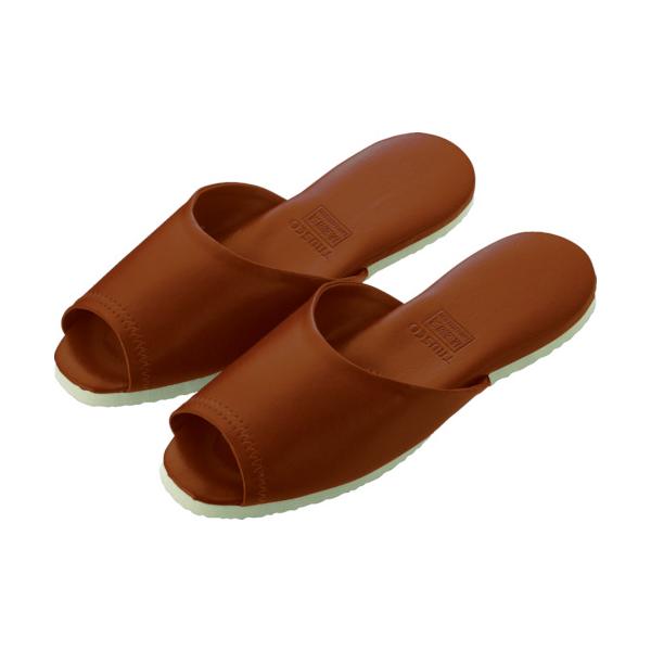 トラスコ TRUSCO マエアキスリッパ ブラウン V-4803 BR(ブラウン)