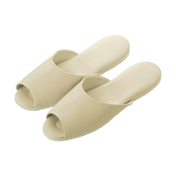 トラスコ TRUSCO マエアキスリッパ ベージュ V-4803 BE(ベージュ)