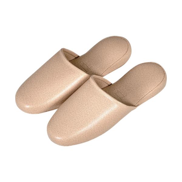 トラスコ TRUSCO かぶりプラットスリッパ ベージュ V-2002