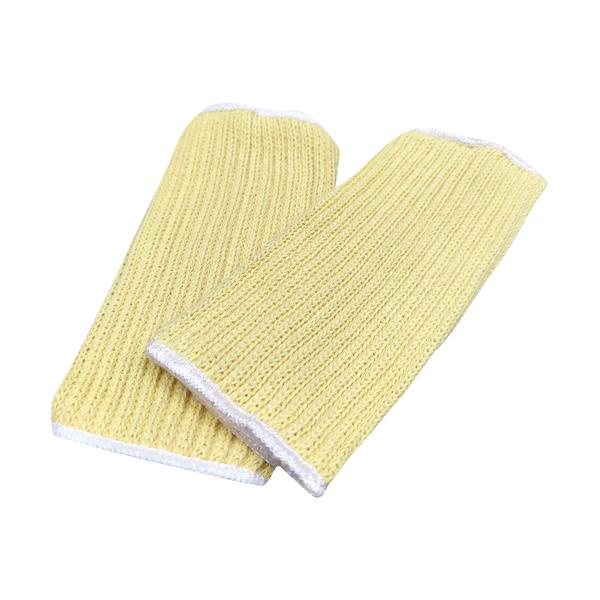 "●手首を保護する耐切創の手首ガードです。<br>●ケブラー［［Ｒ下］］繊維を使用しており、耐切創性、耐摩耗性に優れています。<br><br>●ガラス産業、建設、鉄鋼、造船など。<br>●機械...