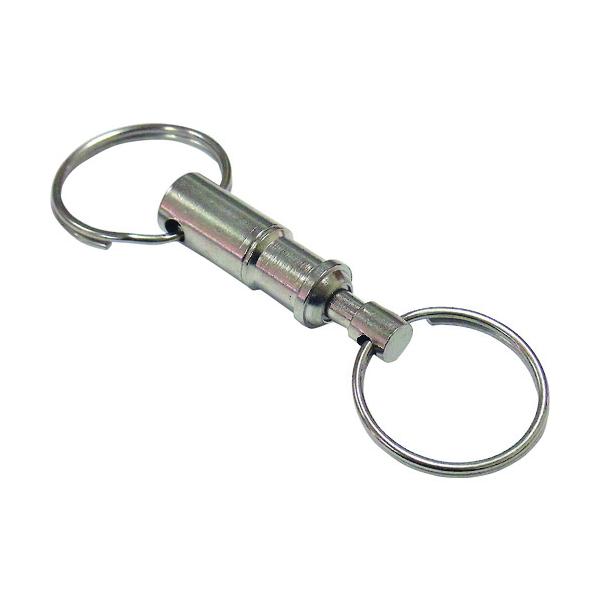 "●両側にキーリングが付いているのですぐに使用できます。<br>●分離する事ができます。<br><br>●キーホルダーに。<br><br>●縦(mm)：82<br>●横...