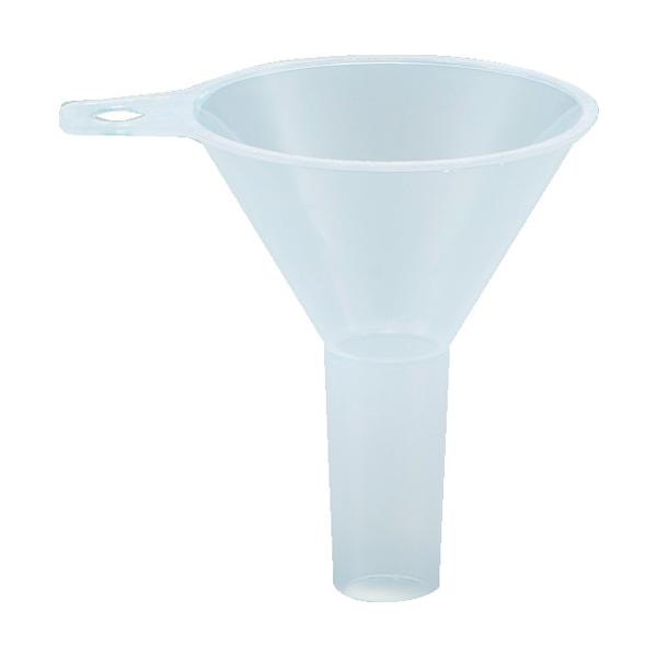 "●粉体や液体の両方に使用できる耐薬品性が良いロートです。<br>●持ちやすいハンドルがついています。<br><br>●口径(mm)：50<br>●高さ(mm)：66<br>●足径...