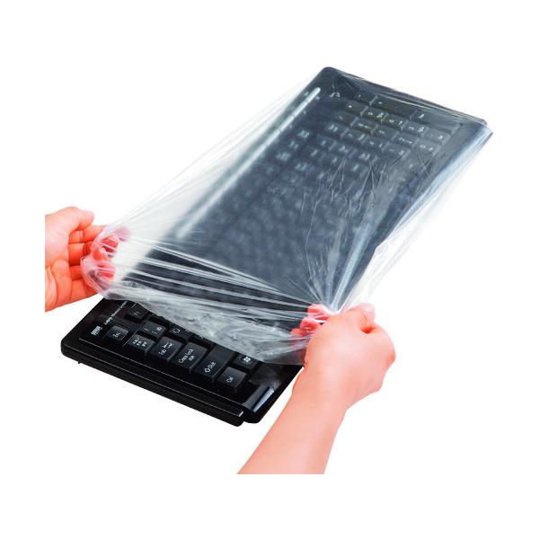 "●いろんなキーボードに簡単取り付け、使い捨てに最適なシャワーキャップカバー3枚セットです。<br>●対応機種を選ばないデスクトップキーボード用シャワーキャップカバーです。<br>●いろんな形状のキーボードに取り付け...