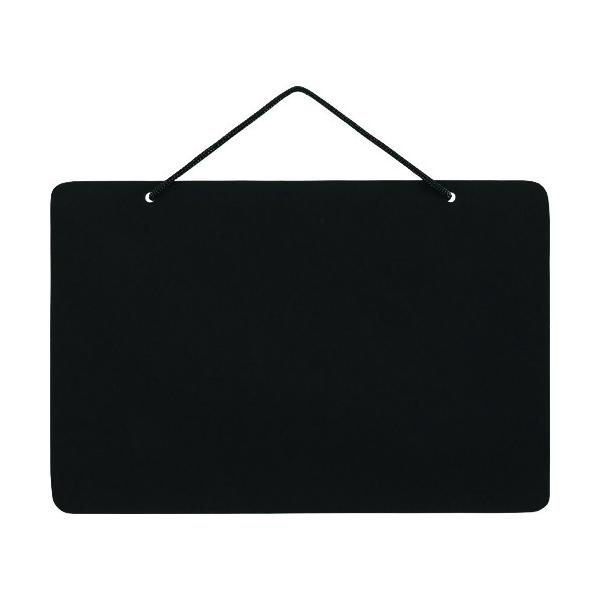 "●板面マットタイプなので、視認性に優れています。<br>●ひも付なので壁掛けにも使用できます。<br><br>●会社・展示会・店頭での掲示・案内<br><br>●板面色：黒&lt...