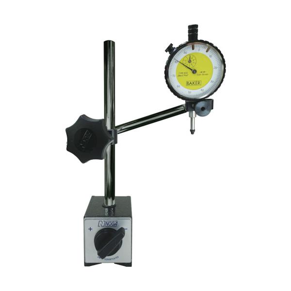 "●目量0.01mmの標準型ダイヤルゲージと、標準マグネットスタンドのセットです。<br>●ホルダー中央部のノブを締めることで、3つの関節が同時にロックされ、ゲージを任意の位置に容易に固定できます。<br><b...