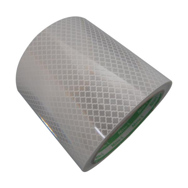 "●柔軟性が高い為、曲面や角面に適しています。<br>●プリズムレンズタイプの再帰性反射材を利用しています。<br>●従来の反射テープよりも10倍以上の優れた再帰反射性能を発揮します。<br>●屋外耐久性...