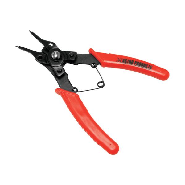 "●アタッチメント交換式の軸用と穴用の両方の使用可能なスナップリング脱着用のプライヤーです。<br>●アタッチメントの差し替えにより、6通りの組み合わせができ、様々なスナップリングに対応できます。<br><br...