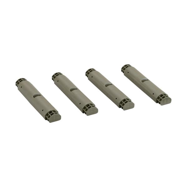 トラスコ TRUSCO プラ棚用 脚のみ4本セット 高さ372mm用 つや消しОD TPT-372K-MOD