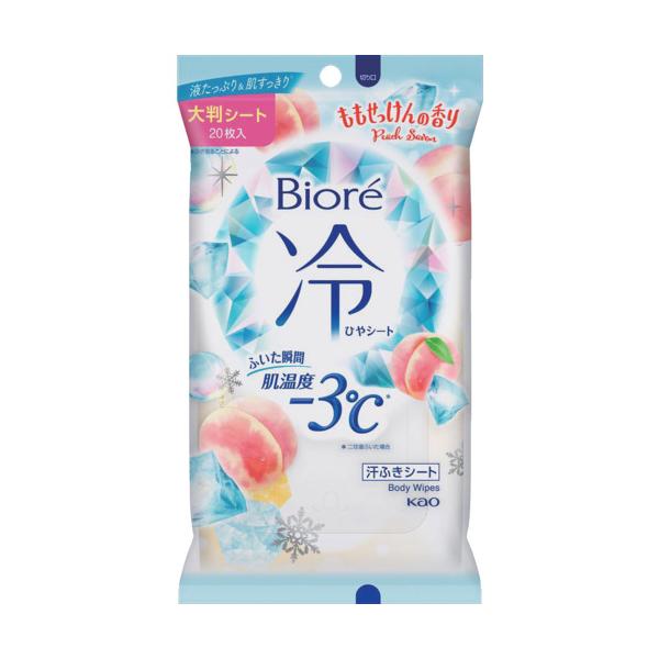 "●ベタつく汗・ニオイのもととなる皮脂汚れをすっきりふきとる、ふいた瞬間、肌温度-3℃（※）です。※二往復ふいた場合です。<br>●冷却ウォーターたっぷりひたひたでふいた瞬間から熱を逃がします。<br>●メントール配...