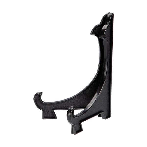 "●ワンタッチで開閉できます。<br><br>●額縁、ＰＯＰ、メニューなどの立てかけとして。<br><br>●高さ（cm）：12<br>●色：黒<br>●適合高さ（mm...