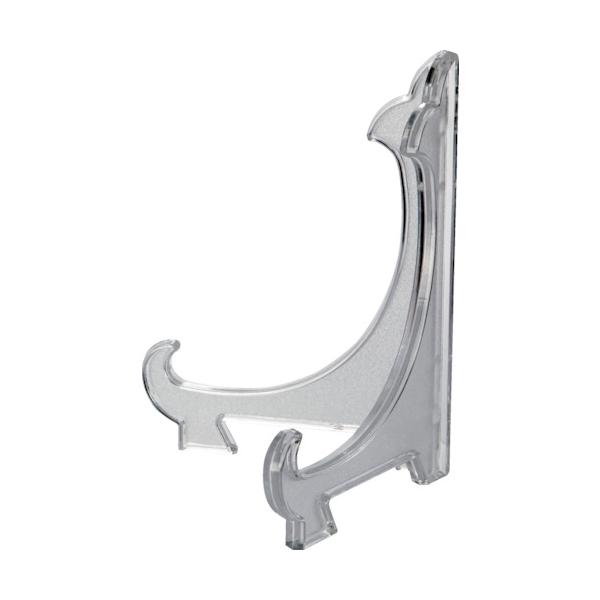 "●ワンタッチで開閉できます。<br><br>●額縁、ＰＯＰ、メニューなどの立てかけとして。<br><br>●高さ（cm）：18<br>●色：透明<br>●適合高さ（m...