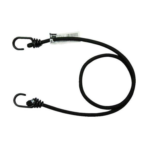 "●伸縮性があり、周囲を糸で特殊織しています。<br><br>●荷物の仮留め、固定等。<br><br>●色：ブラック<br>●長さ(m)：1.0<br>●標準幅(mm)...