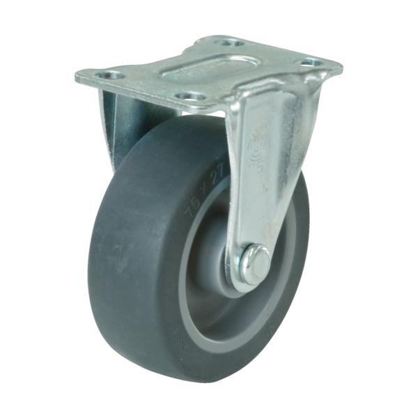 "●標準的な小型キャスターです。<br>●床面に跡が付きにくい材質です。<br>●床面を汚しにくいエラストマー車輪を使用しています。<br><br>●軽量用台車<br><br...