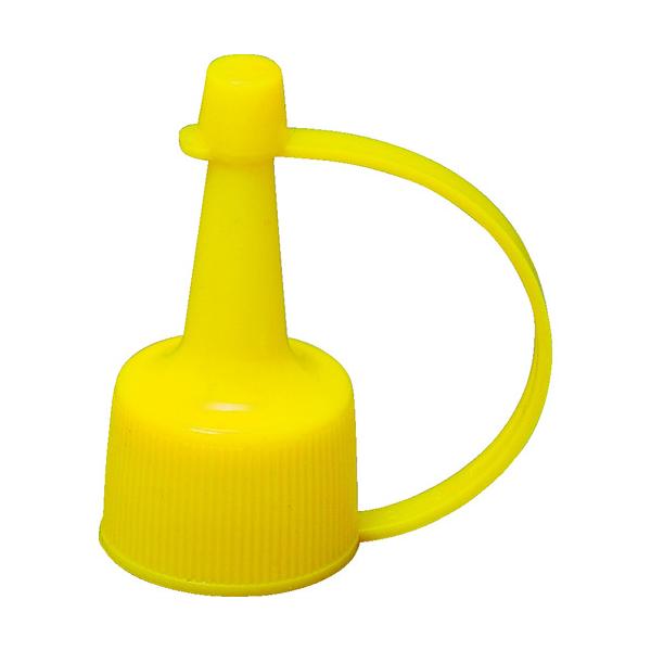 "●スポイトボトル0820、0821、0822、0823、0824用カラーキャップです。<br>●内容液の識別ができます。<br><br>●色：イエロー<br>●ノズル内径(mm)：2<...