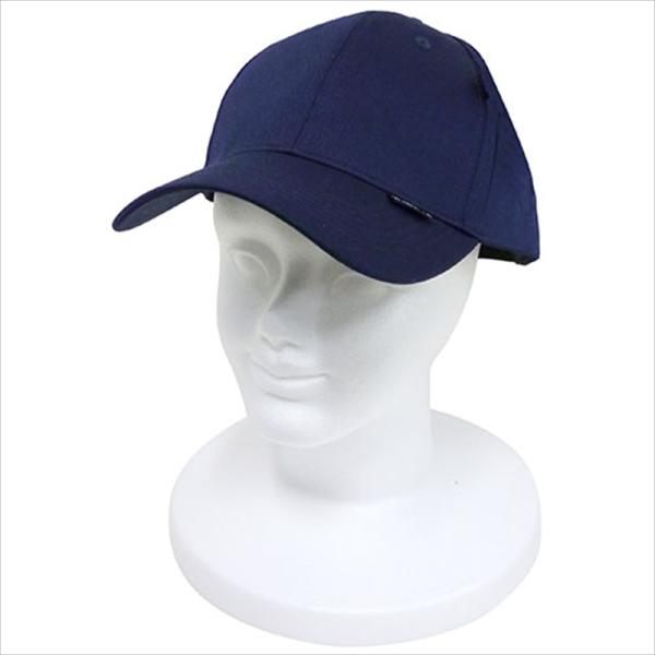 ナノ制菌加工したスタンダード六方無地キャップです。[用途]屋外作業での日よけ。[機能]臭いの元となる菌を減らし抑制するナノ制菌を、内側額のすべり生地に装着加工しています。洗濯回数10回以上でも安心です。[仕様]●色：ネイビー。●頭周りサイズ...