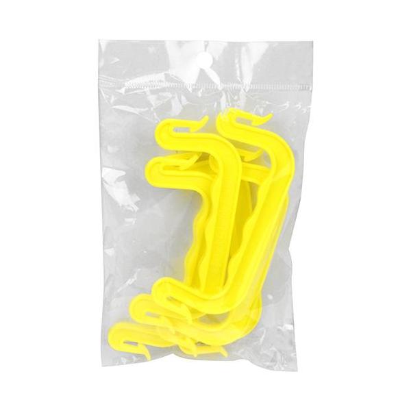 荷物を持ちやすくするための持ち手です。[用途]荷物を持ちやすくするための持ち手。[機能]商品を梱包した紐にかけて手で提げられるようにする便利アイテムです。[仕様]●入数：5個。●色：黄。…