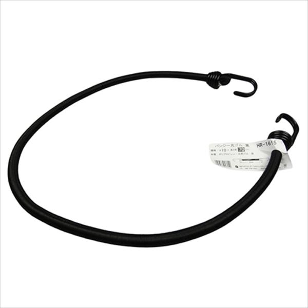 伸縮性があり、周囲を糸で特殊織しているため、強度があります。[用途]荷物の仮留め・固定。[機能]両端にフックの付いた丸ゴムです。フック取付なので、様々な所に簡単に取付可能です。[仕様]●サイズ：約70cm。●色：黒。[材質]●ポリプロピレン...