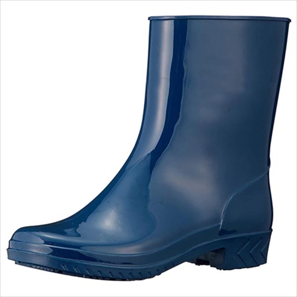 オカモト PVCブーツ オカモトレディ NAVY 23.0cm