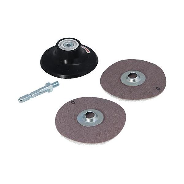 市販の歯磨き粉を付けてやっかいな鱗状痕を研磨します。[用途]お風呂の鏡の鱗状痕研磨。[機能]手でこすってもなかなか落ちない鱗状痕、電動工具では傷が入って出来なかったものが、市販の歯磨き粉を専用ディスクに塗布して作業するとキズ残りもなく落とす...