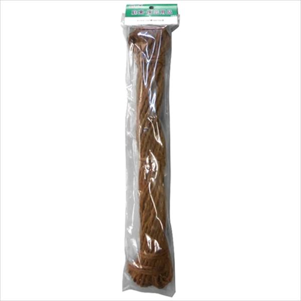 自然にマッチした風合いを大切にしたシュロ縄です。[用途]中型樹木の枝引きや竹垣の結束、工芸品の装飾。[機能]天然パーム繊維ですので樹木の生長と共に朽ち、自然に戻ります。竹垣の結束では、環境に合わせて竹垣の劣化と共に縄も劣化しますので違和感を...