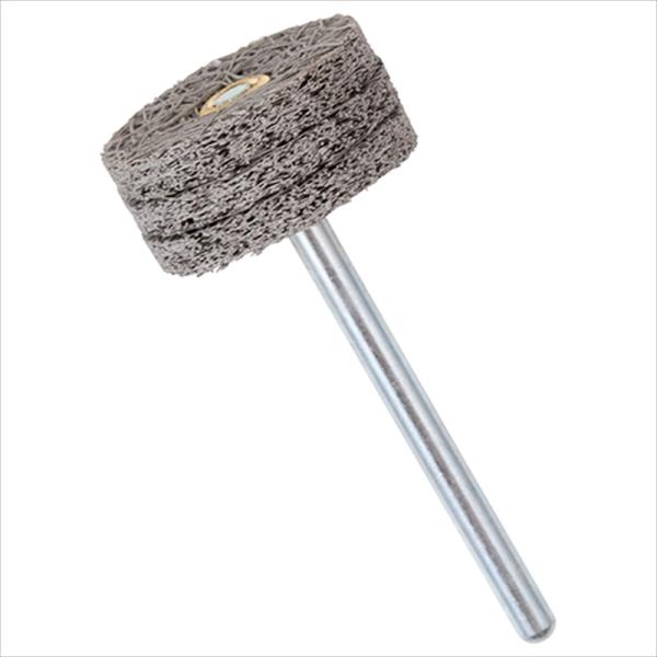 ミニルーター用のポリライトホイールです。[用途]酸化被膜やサビ取り、汚れ落とし、木材ケバ取り、ツヤ出し研磨、塗装前の面粗度調節。[機能]超仕上げ用です。研磨用特殊繊維をフラップホイール形状に施した軸付き研磨ホイールを使用しています。[仕様]...