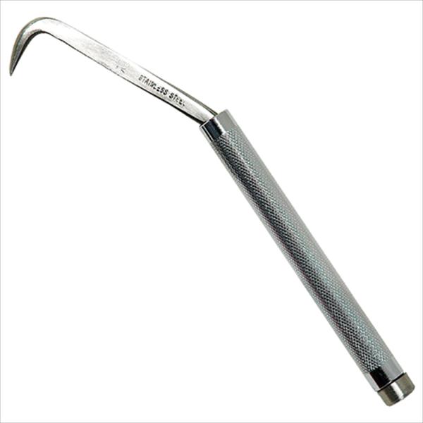 針金や番線を使って結束する際に使用する鉄筋工具です。[用途]結束線、番線の締め付け作業。[機能]軽い力で針金や番線の結束が可能です。[仕様]●全長：210mm。[材質]●本体：SUS403(ステンレス)。[注意事項]先端が鋭角になっています...