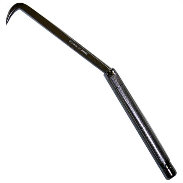 針金や番線を使って結束する際に使用する鉄筋工具です。[用途]結束線、番線の締め付け作業。[機能]絞り加工でスムーズに回転します。柄はローレット加工で滑りにくいです。本体に付した印で鉄筋を配筋する際の間隔が一目でわかるようになりました。尻部の...