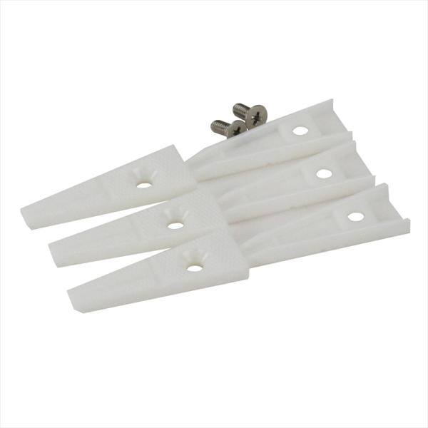 スフトタッチスリムSH−165S用の交換樹脂です。[用途]ソフトタッチスリム用スペアパーツ。[機能]プラスドライバーで取り換え可能です。[仕様]●内容：くわえ部樹脂6個(3組)・取り付け用ネジ2個(1組)。[材質]●ナイロン樹脂。…