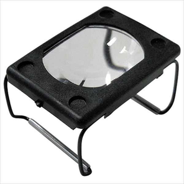 見たい物に乗せるだけで、ピント合わせのいらない、簡単便利なデスクルーペです。[用途]対象物の拡大。[機能]新聞や辞書など細かい文字をじっくり読みたい場合に便利です。[仕様]●倍率：約3倍。●レンズ径：約30×23mm。●本体サイズ：約45×...