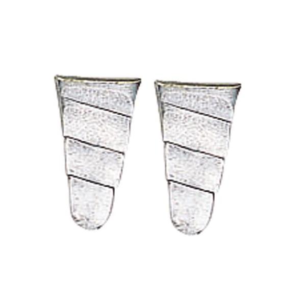 大サイズのクサビです。[用途]石頭鎚等。[機能]ハンマー等は、木柄の中心に打ち込んでください。[仕様]●幅：12mm。●長さ：23mm。●厚さ：4mm。●重量：4g。●2個入。…