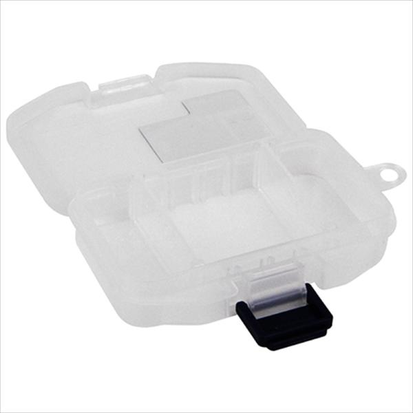 短手方向の仕切りタイプで、小物の収納に便利なケースです。[用途]パーツ等小物類の収納。[機能]本体のエッジ部にR加工を施しているため、スムーズに蓋の開閉が可能です。蓋と本体の連結部に傘を立てているため、連結部の破損を極力回避しています。蓋の...