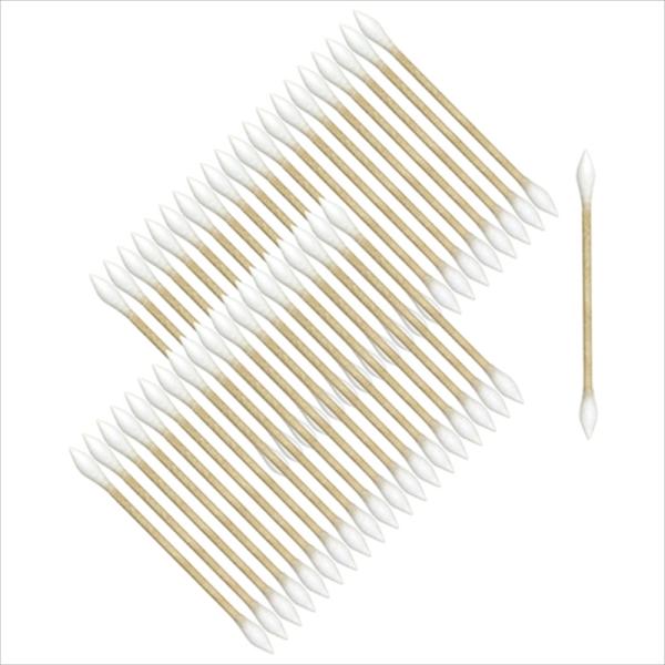 綿球が硬く、綿くずが出にくい、清掃作業に特化した工業用綿棒です。[用途]家庭内の窓サッシや家電製品・音響機器などの清掃作業。[機能]プリンターなど、センサーが付属した精密機器の清掃作業にも使えます。プラモデル製作時の塗料の拭き取り・細かい部...