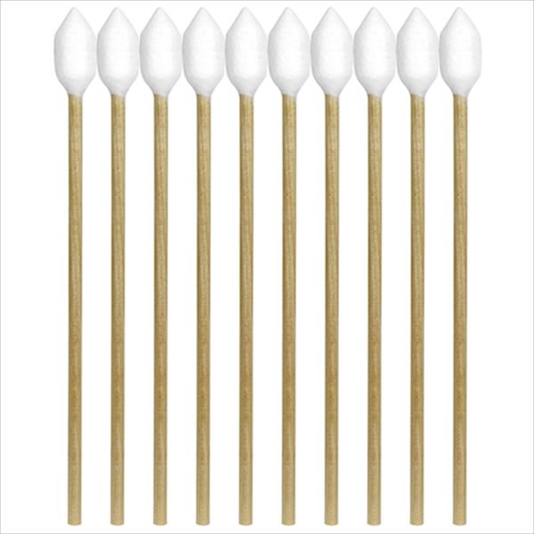 綿球が硬く、綿くずが出にくい、清掃作業に特化した工業用綿棒です。[用途]家庭内の窓サッシや家電製品・音響機器などの清掃作業。[機能]プリンターなど、センサーが付属した精密機器の清掃作業にも使えます。プラモデル製作時の塗料の拭き取り・細かい部...