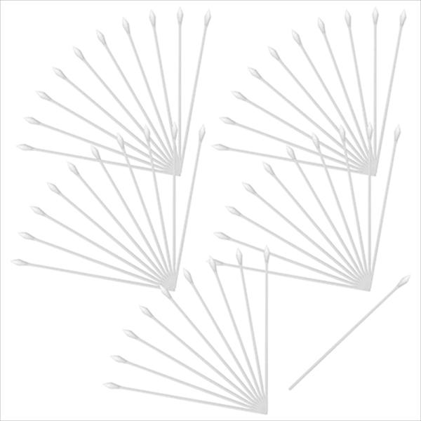 綿球が硬く、綿くずが出にくい、清掃作業に特化した工業用綿棒です。[用途]家庭内の窓サッシや家電製品・音響機器などの清掃作業。[機能]人気の高い、円すい型形状のロング軸仕様です。プリンターなど、センサーが付属した精密機器の清掃作業にも使えます...
