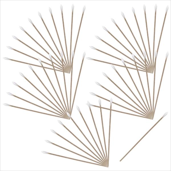 綿球が硬く、綿くずが出にくい、清掃作業に特化した工業用綿棒です。[用途]家庭内の窓サッシや家電製品・音響機器などの清掃作業。[機能]人気の高い、円すい型形状のロング軸仕様です。プリンターなど、センサーが付属した精密機器の清掃作業にも使えます...