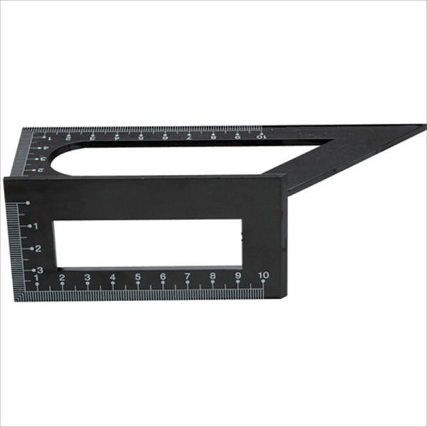 木材へ直角や45度斜切りの際の線引きが簡単に行えます。[用途]直角や45度の線引。[機能]プラスチック製で軽くて作業能率がアップします。対象物や刃物を傷つけません。冬でも冷たくなく作業が楽になります。[仕様]●目盛付。●45度・90度・13...