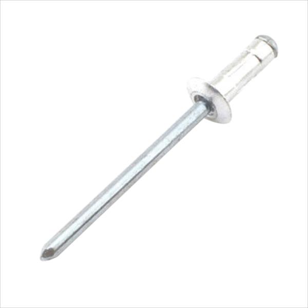 1サイズのリベットで広範囲の板厚に対応できます。[用途]部材と母材の締結。[機能]広範囲の板厚に対応できるハンドリベッター用のブラインドリベットです。フランジ(リベット本体)はアルミ製でサビに強くなっています。[仕様]●リベット径：4.0m...