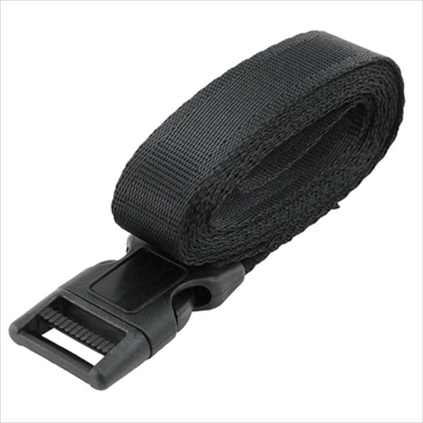 ワンタッチバックル式で荷締め・結束作業が簡単にできます。[用途]アウトドア、レジャー、引っ越しなどの荷締作業。[機能]誰でも簡単に軽量物の荷締作業が可能です。長さ調整は自由自在です。[仕様]●ベルト幅：25mm。●全長：2m。●最大使用力：...