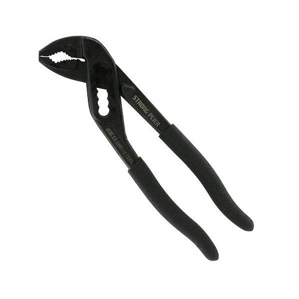 特殊ダイヤ型口形状は強力に対象物を掴み滑りません。[用途]自動車、バイク、機械の整備。[機能]特殊ダイヤ型口形状は、パイプやボルトにセルフロックするため、従来品のように滑ることなく、少ない握り力で強力につかめます。コンパクトサイズで自転車や...