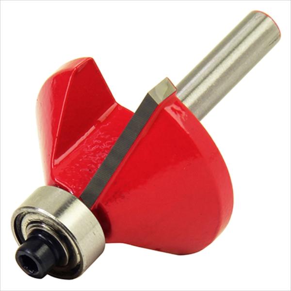 木材の溝堀加工や面取り作業に最適です。[用途]木材の溝堀加工や面取り作業。[機能]トリマー用の先端ビットです。硬度の高い超硬チップを厳選しているため、耐久性抜群です。[仕様]●サイズ：35mm。●サイズ：D(幅)35・B(深さ)16mm・A...